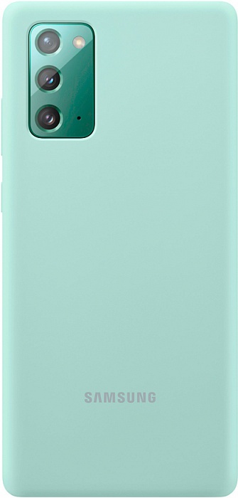 Чехол-накладка Silicone Cover для Galaxy Note20 (мятный)